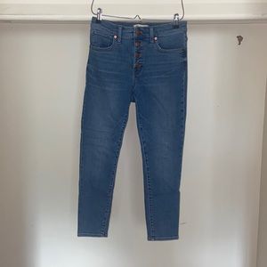 Madewell 9” mid-rise skinny crop NWOT